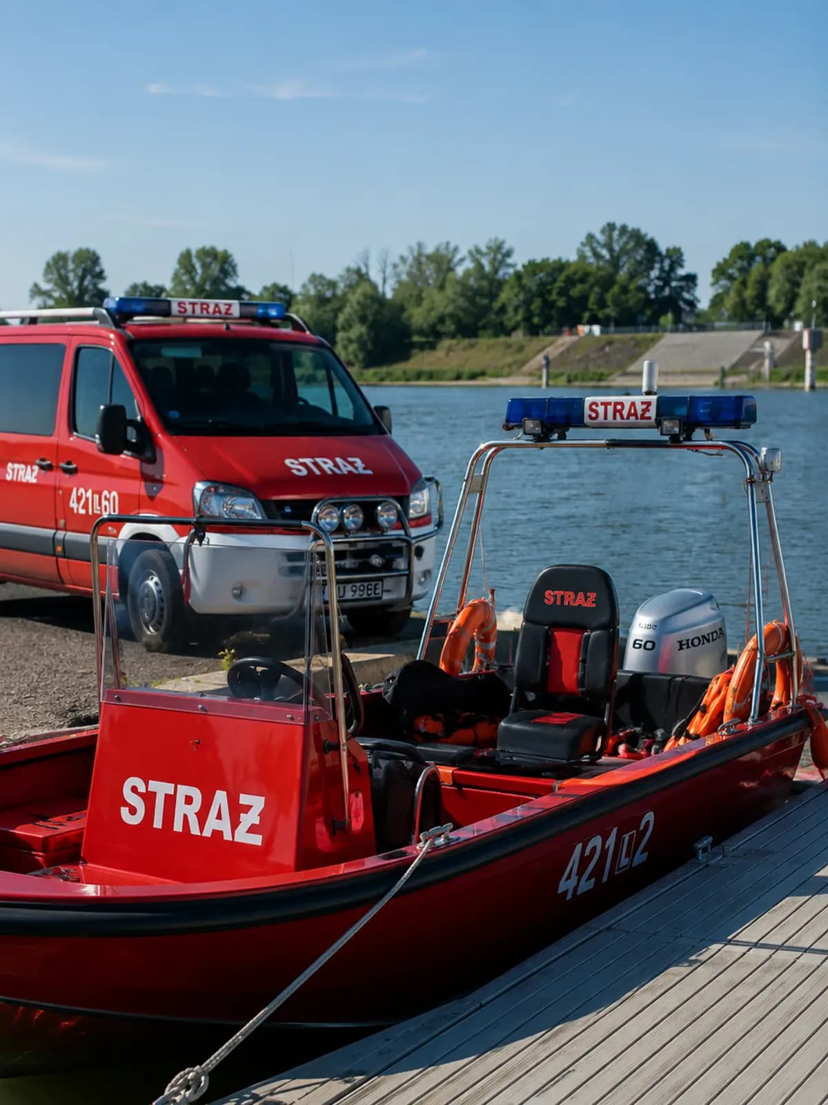 Motopompa STRAZ TOHATSU - sprzet pozarniczy OSP