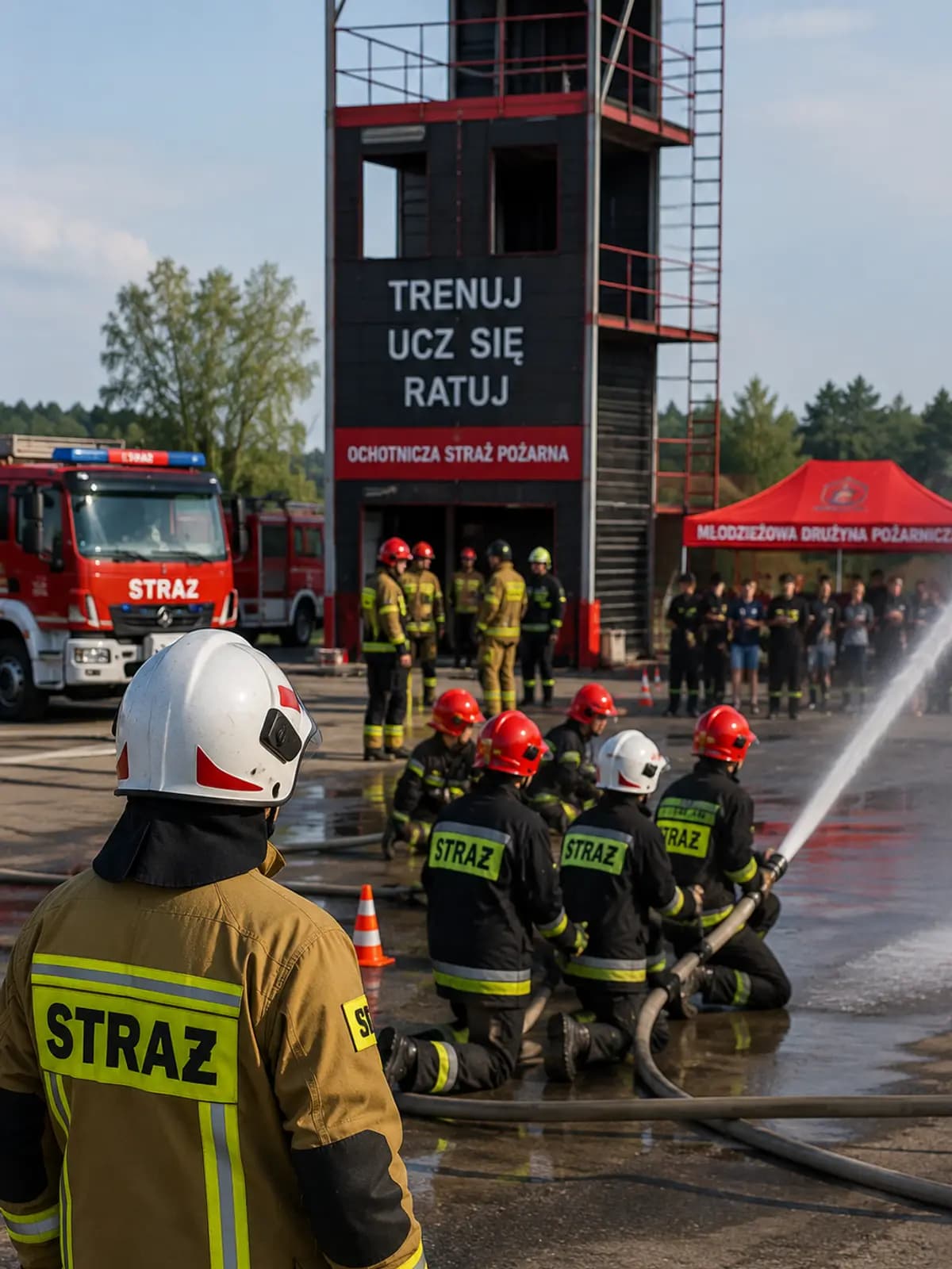 Manekin Resusci Anne i AED Laerdal - szkolenie pierwszej pomocy OSP