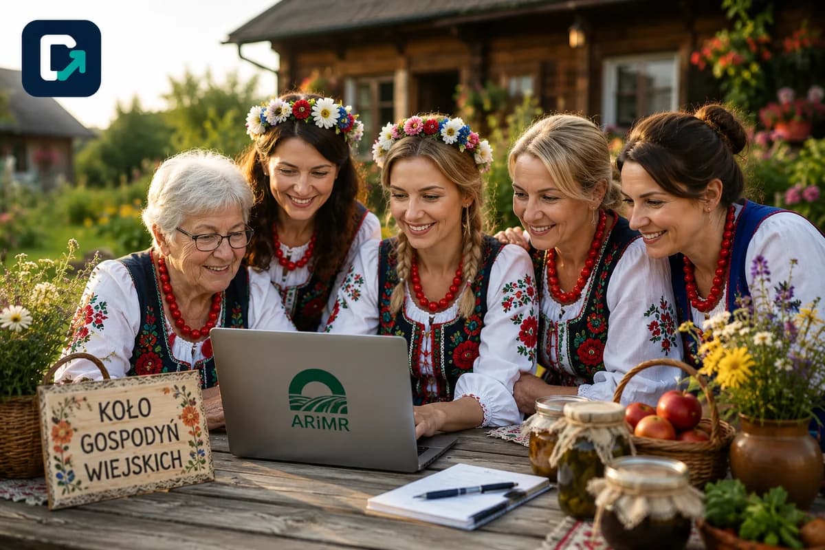 Dotacje dla KGW 2026 - jak złożyć wniosek o 30 tys. zł z ARiMR