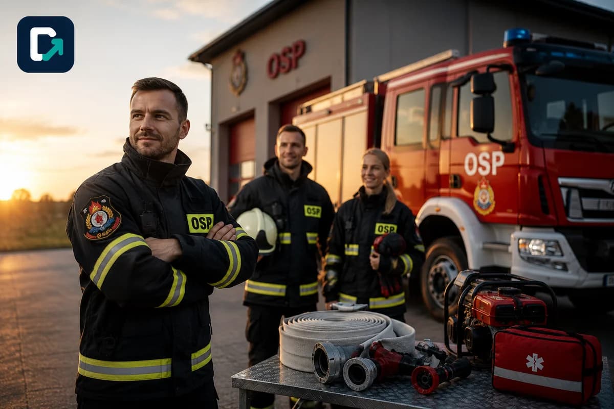 Bezzwrotne dotacje dla OSP 2026 - MSWiA, KSRG, LEADER LGD